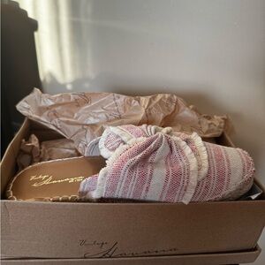 Vintage Havana Striped Espadrilles